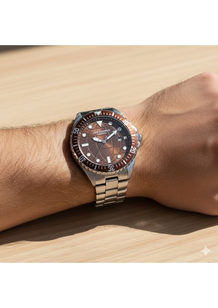 LC07541.340 Erkek Kol Saati | 45 mm Kahverengi Kadran fiyatları