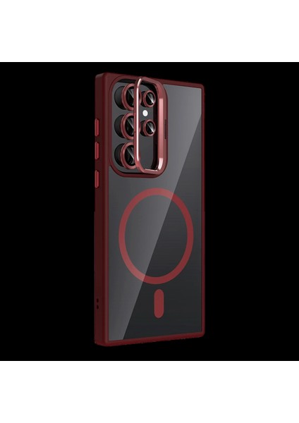 Samsung Galaxy S23 Ultra Remim Lensli Magsafe Standlı Kapak fiyatları