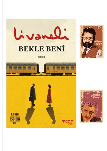 Bekle Beni Romanı Özel Seti - Zülfü Livaneli - 9789750766091 Ahmet Kaya Defterli (2 Not Defterli)
