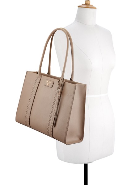 PEYTON NGB132423 5FX Vizon Kadın Omuz Çantası