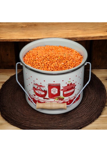 Emaye Bakraç Yoğurt Bakliyat Saklama Seti 16-18-20-22 cm 2 Lt 3 Lt 4 Lt 5 Lt Desenli modelleri