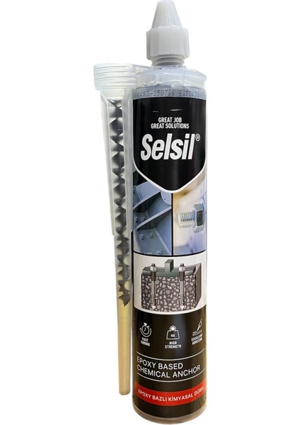Selsil Epoxy Bazlı Kimyasal Dübel 300 ml