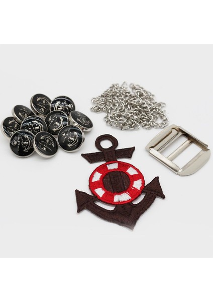 Efe Yeleği Düğme Seti Kahverengi - 1 Adet fiyatları