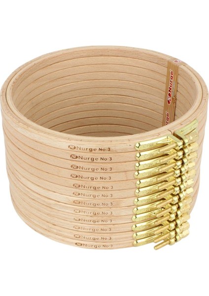 8mm Vidalı Ağaç El Nakış Kasnağı 100-07 ÇAP:280MM - 1 Adet modelleri