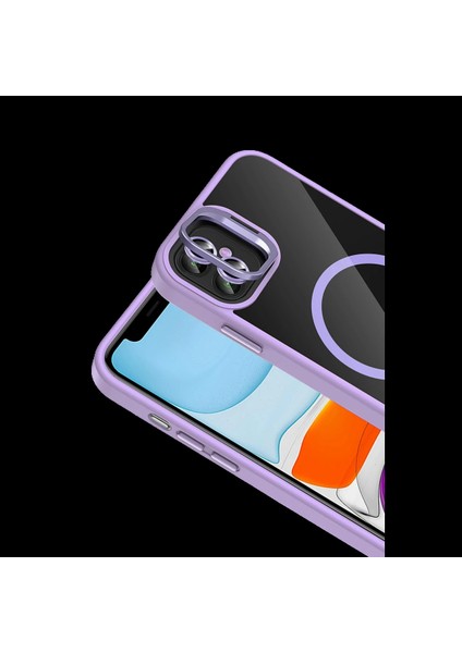 Apple iPhone 11 Remim Lensli Magsafe Standlı Kapak fiyatları