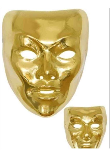 Altın Rengì Yùz Maske