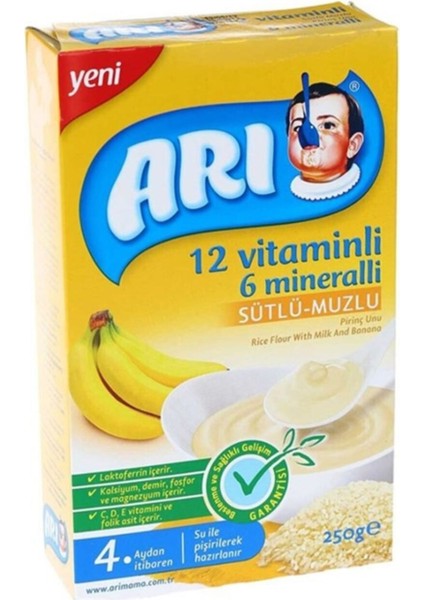 Mama Sütlü Muzlu 12 Vitamin 250 gr