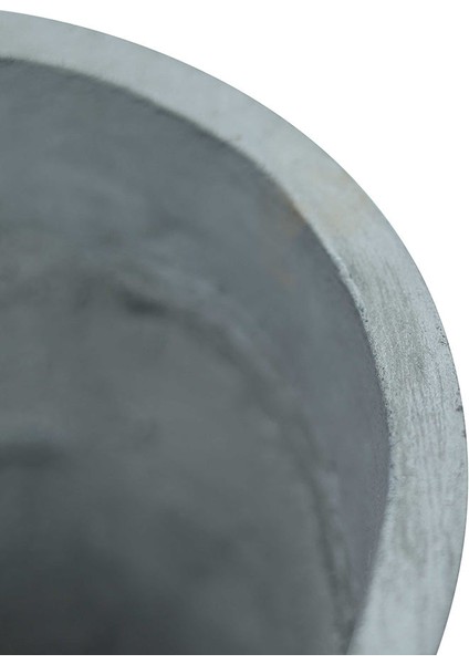 Boston Metal Ayaklı Beton Saksı Küçük Gri