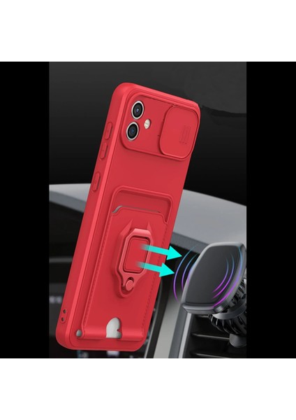 Samsung Galaxy A05 Kılıf Zuma Kartvizitli Yüzüklü Silikon fiyatları