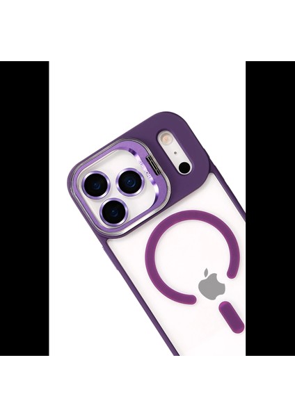 Apple iPhone 17 Pro Remim Lensli Magsafe Standlı Kapak modelleri