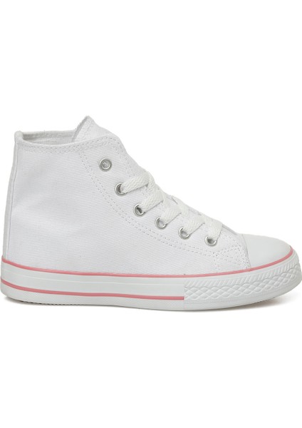 CONKES.F5FX Beyaz Kız Çocuk High Sneaker