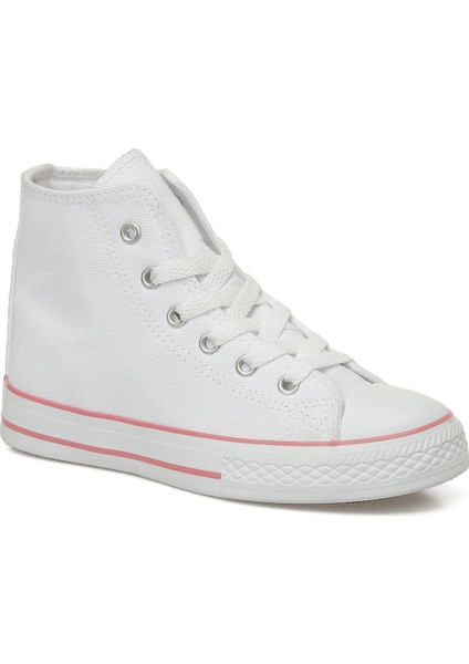 CONKES.F5FX Beyaz Kız Çocuk High Sneaker