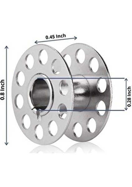 Metal Dikiş Makine Masurası 5 Adet Tüm Ev Tipi Dikiş Makineleri İçin Uygun