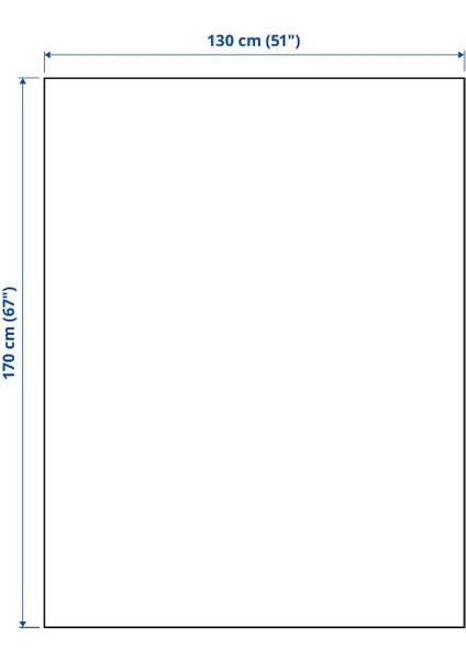 Örtü, Mavi, 130X170 cm fırsatları