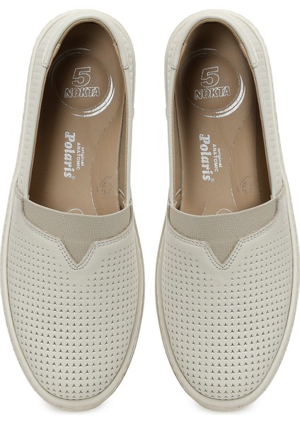 105430.Z5FX Bej Kadın Düz Ayakkabı