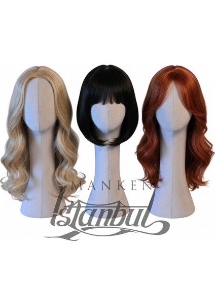 Süet Kumaş Uzun Kafa Mankeni Peruk Mankeni fiyatları