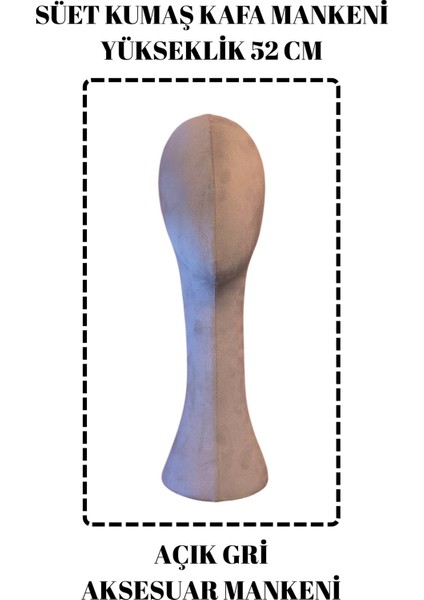 Süet Kumaş Uzun Kafa Mankeni Peruk Mankeni fırsatları