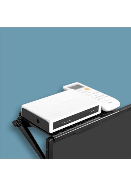 30X12 cm Katlanabilir Katlanabilir Televizyon Tv Standı Ayarlanabilir Ekran Üstü Raf Portatif Eşya fırsatları