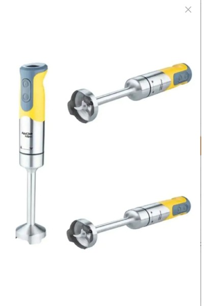 Sarı Renkli 800W Çubuk Blender, 4 Bıçaklı, Şık Tasarım fiyatları