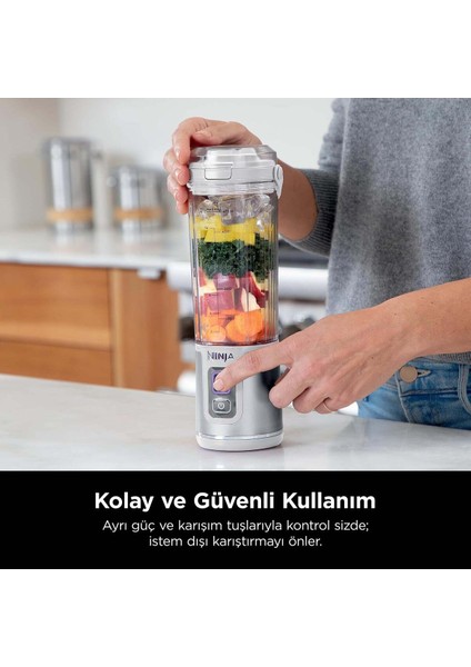 Taşınabilir Beyaz Blender, Pratik ve Hafif, Günlük Kullanım Için Idealdir fırsatları