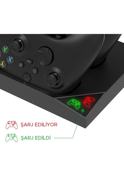Xbox Series S Çok Amaçlı Askılı Şarj Istasyonu Soğutucu Stand Pil Set