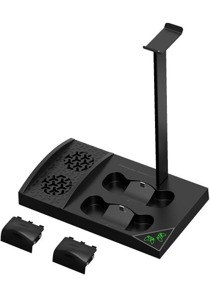 Xbox Series S Çok Amaçlı Askılı Şarj Istasyonu Soğutucu Stand Pil Set