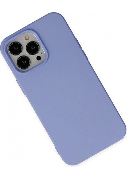 iPhone 14 Pro Kılıf Nano Içi Kadife Silikon - Lila modelleri