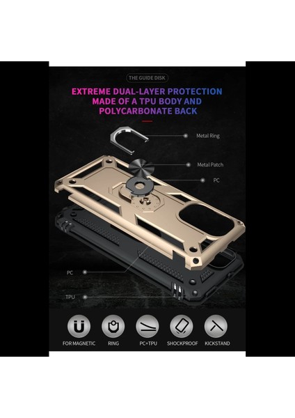 Xiaomi Poco F3 Kılıf Sofya Yüzüklü Silikon Kapak indirimleri