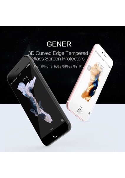 Gener Iphone 6-6s 3D Temperli Full Cam Ekran Koruyucu-Siyah fiyatları