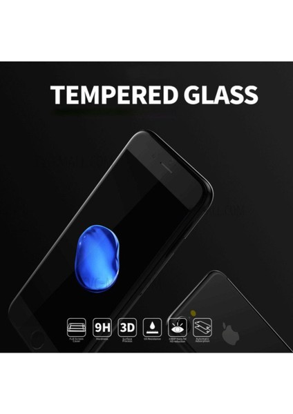 Gener Iphone 6-6s 3D Temperli Full Cam Ekran Koruyucu-Siyah modelleri