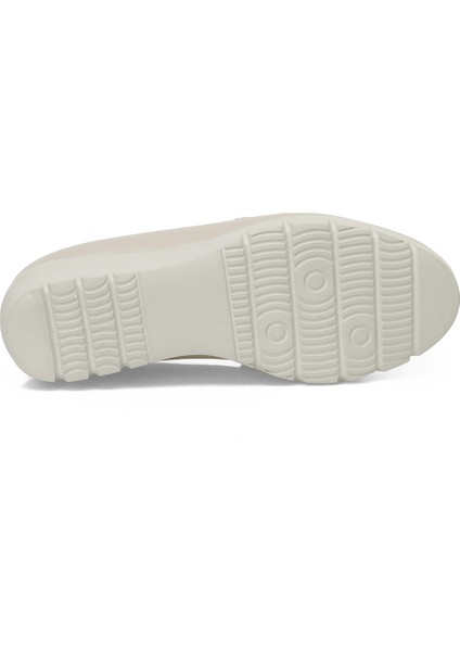 166010.Z5FX Bej Kadın Loafer