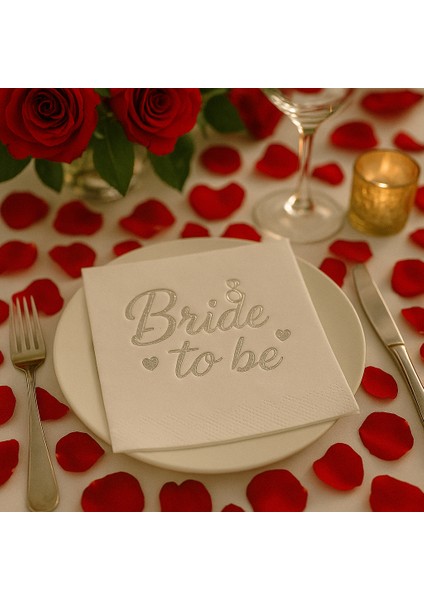 Bride To Be Gümüş Yaldız Baskılı Kağıt Parti Peçetesi – 16’lı Set, Bekarlığa Veda Partisi, Bridal Shower, Nişan & Düğün Öncesi Masa Dekorasyonu Için Şık Tek Kullanımlık Kağıt Peçete modelleri