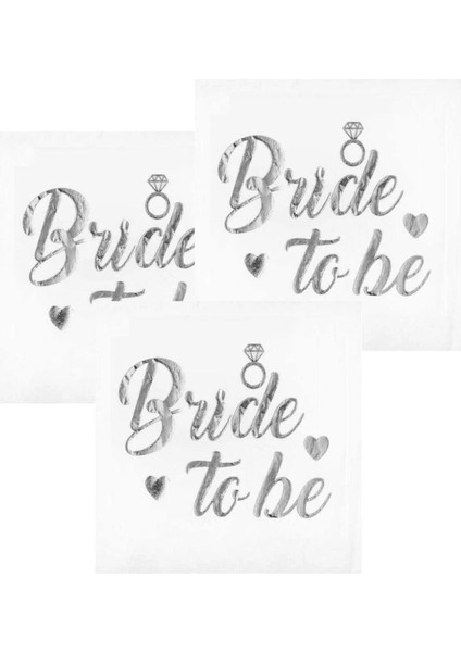 Bride To Be Gümüş Yaldız Baskılı Kağıt Parti Peçetesi – 16’lı Set, Bekarlığa Veda Partisi, Bridal Shower, Nişan & Düğün Öncesi Masa Dekorasyonu Için Şık Tek Kullanımlık Kağıt Peçete indirimleri