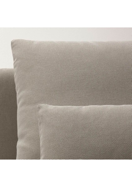 3'lü Kanepe, Fridtuna Açık Bej, Tek Kolçaklı fırsatları