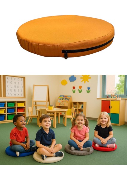 Kreş Anaokulu Aktivite Minderi Oyun Minderi 40X40X5 cm - Sandalye Minderi - Bahçe Dekor Minderi