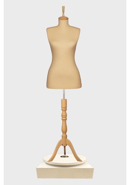 40 Beden Döner Standlı Yüksek Kalite Iğne Batabilen Terzi Prova Mankeni