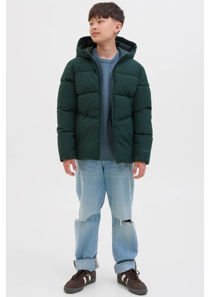 Jjglobal Puffer Jacket Jn Yeşil Erkek Çocuk Mont fırsatları