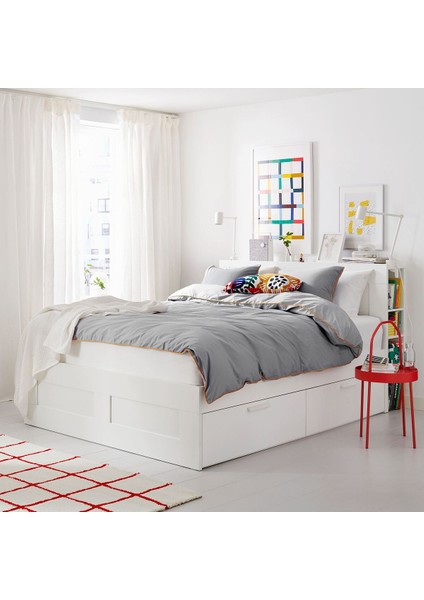 Çift Kişilik Baza, Beyaz, 180X200 Cm, 4 Çekmeceli modelleri