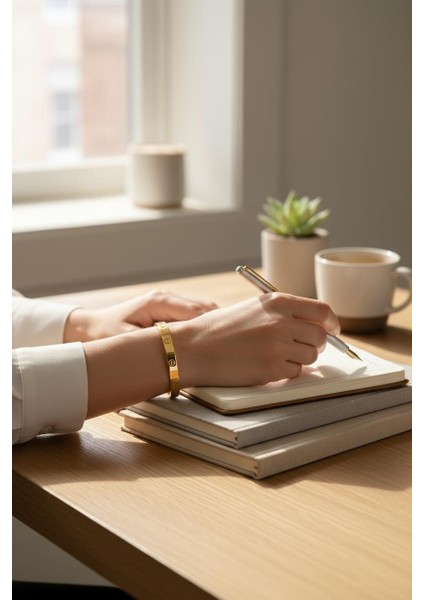 925 Ayar Gümüş Kelepçe Gold Bileklik Kadın fiyatları