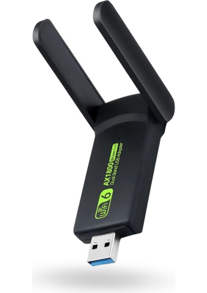 Büro Ev Ofis Cihazları Için Dual Band AX1800 Wifi Adaptör