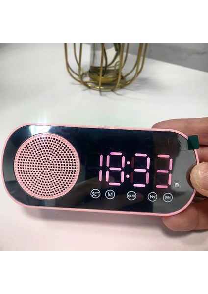 Akıllı Çalar Saat Fm Radyo Bt Modu Çift Alarm Şarj Edilebilir Pil Parlaklık Ayarlı Tasarım fırsatları