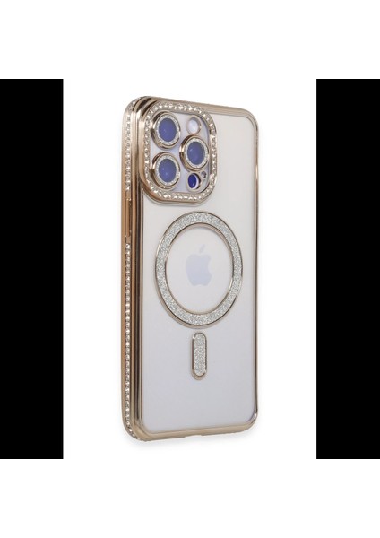 iPhone 15 Pro Max Kılıf Joke Simli Magneticsafe Kılıf