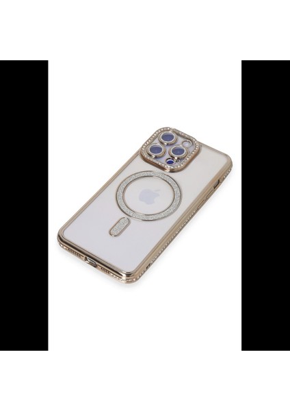 iPhone 15 Pro Max Kılıf Joke Simli Magneticsafe Kılıf modelleri