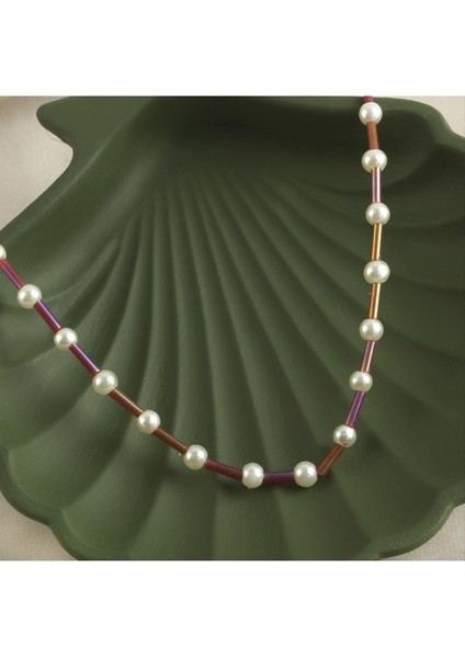 Wizard Inci Boncuk Kolye-Kırmızı