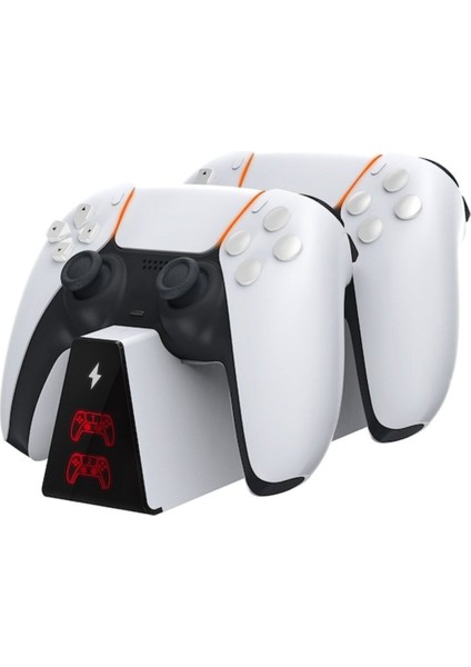 Ps5 Charging Dock LED Işıklı Göstergeli Playstation 5 Şarj Istasyonu Şarj Standı fiyatları