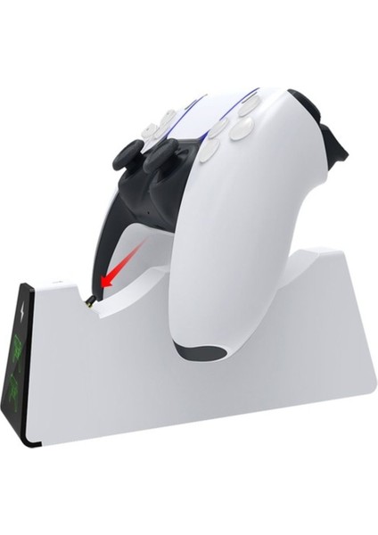 Ps5 Charging Dock LED Işıklı Göstergeli Playstation 5 Şarj Istasyonu Şarj Standı fırsatları
