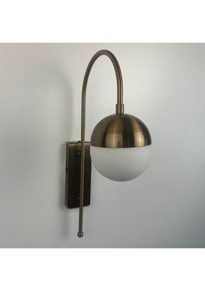 Luvro Eskitme Rengi Aplik Tekli Duvar Lambası Salon Koridor Restoran Dekoratif Aplikleri