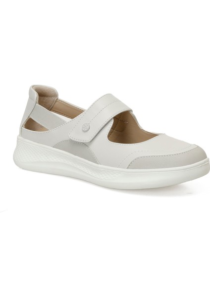166763.Z5FX Ekru Kadın Comfort Ayakkabı
