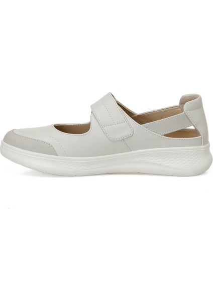 166763.Z5FX Ekru Kadın Comfort Ayakkabı
