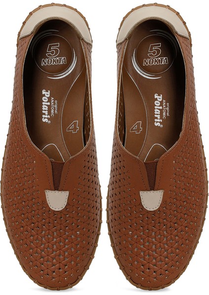 166102.Z5FX Taba Kadın Düz Ayakkabı